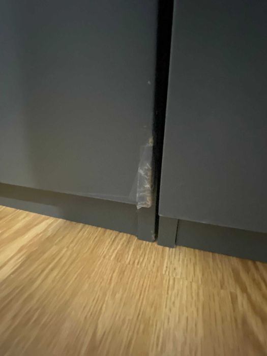 Conjunto de roupeiro (3 peças) PAX/FORSAND CINZENTO ESCURO