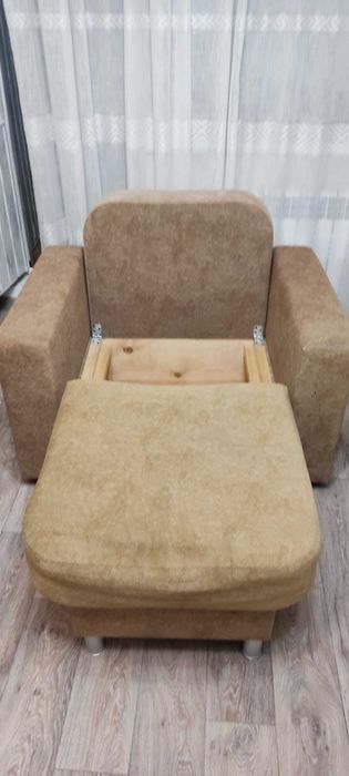 Крісло м’яке розкладне