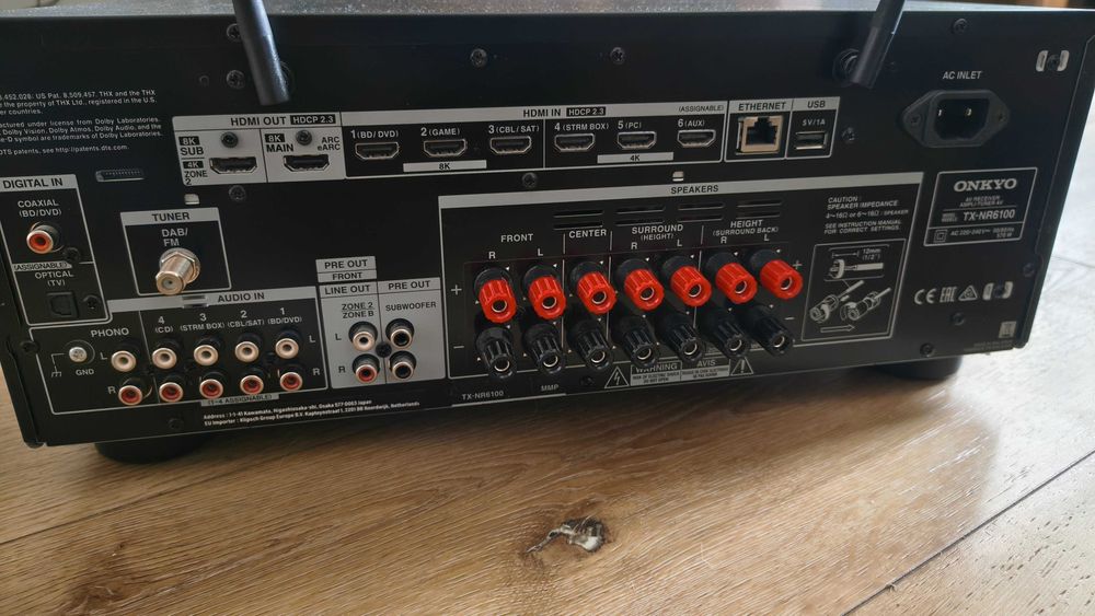Onkyo TX-NR6100 - stan bardzo dobry, w pełni sprawny
