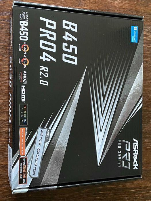 Материнская плата ASRock B450 Pro4 R2.0 (sAM4, AMD B450): 4 000 грн ...