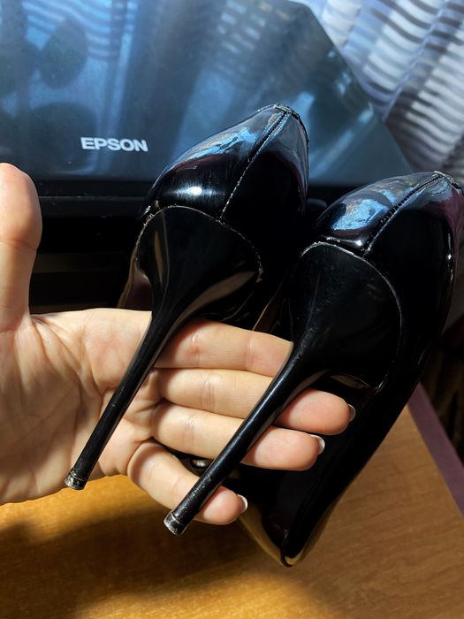 Туфли лодочки черные