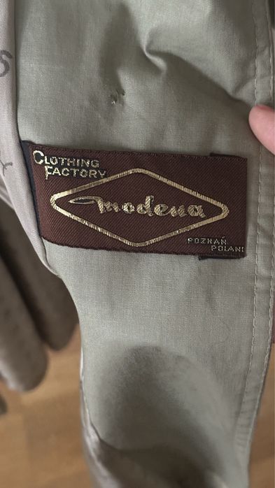 Trencz płaszcz jesienny khaki zielony damski