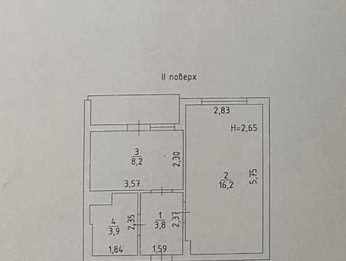 Продам однокомнатную квартиру на 2 этаже ЖК 7 НЕБО