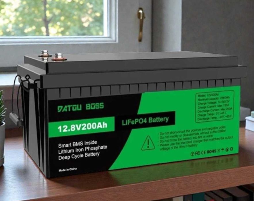 Литий железо фосфатный аккумулятор батарея 200 Ач DATOU BOSS с BMS