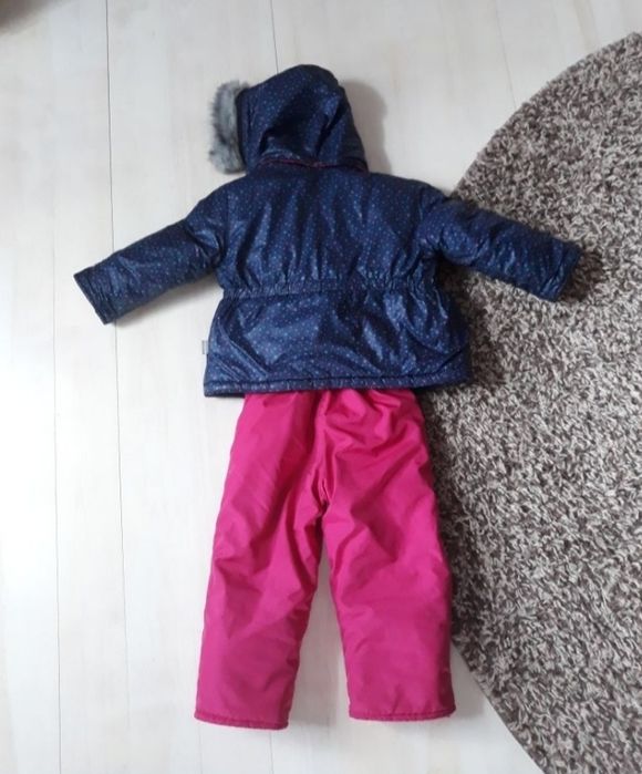 Комбинезон костюм куртка зимний для девочки happy&pretty 92 см