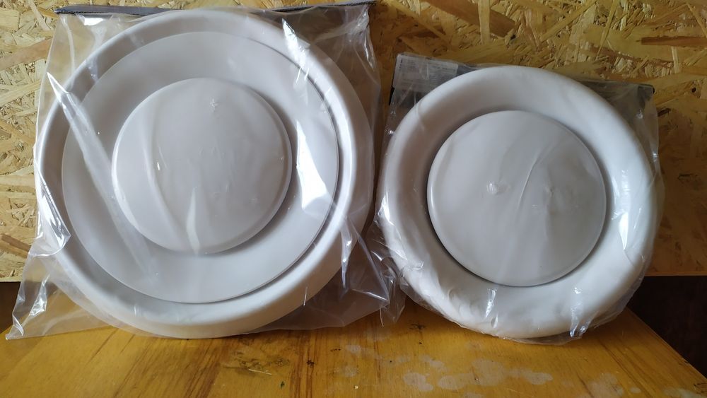 Анемостат приточно-вытяжной,потолочный А-150 врф пластиковий.