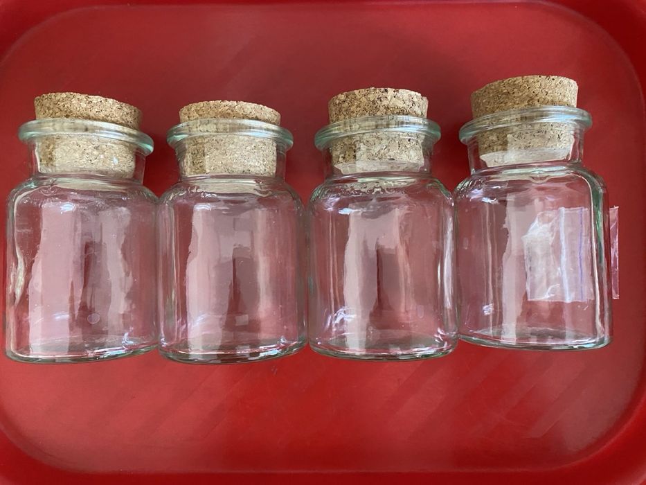 Скляні баночки для приправ, спецій