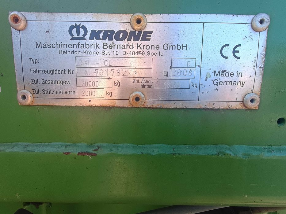 Przyczepa Krone 5XL-GL