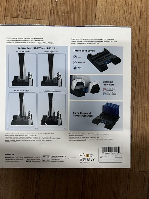 Wielofunkcyjna podstawka chłodząca do PS5 / PS5 Slim – NOWA