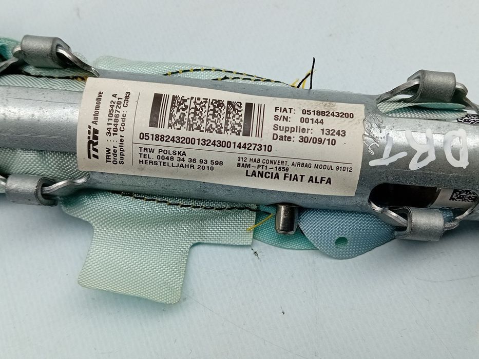 Airbag cortina direito FIAT 500 C (312_)