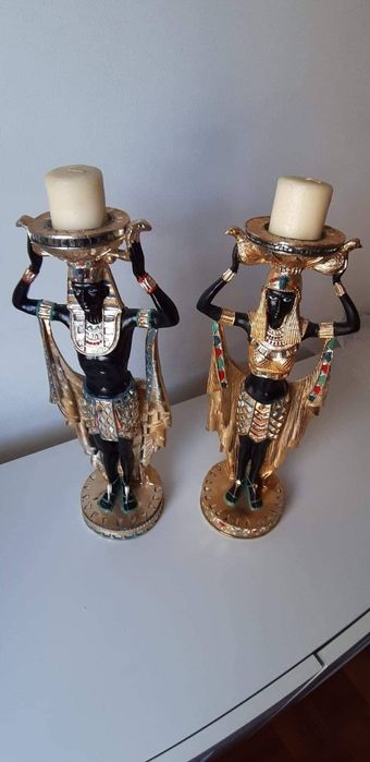 Par de castiçais do Egipto