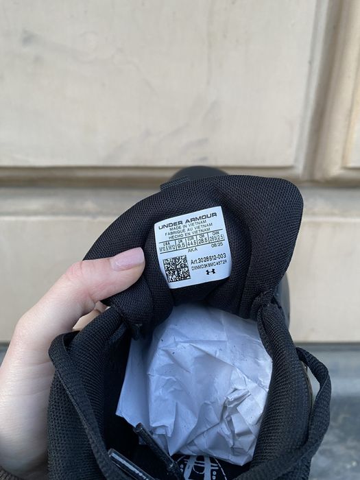 Кросівки чоловічі Under Armour нові баскетбольні чорні андер оригінал