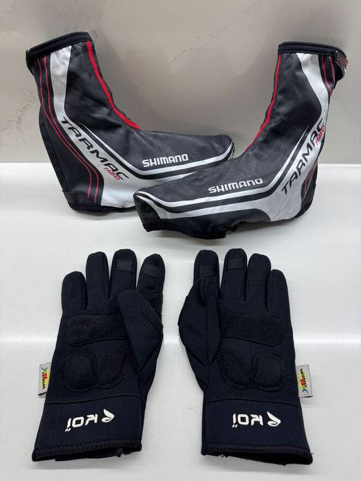 Bicicleta Cobre sapatos e luvas