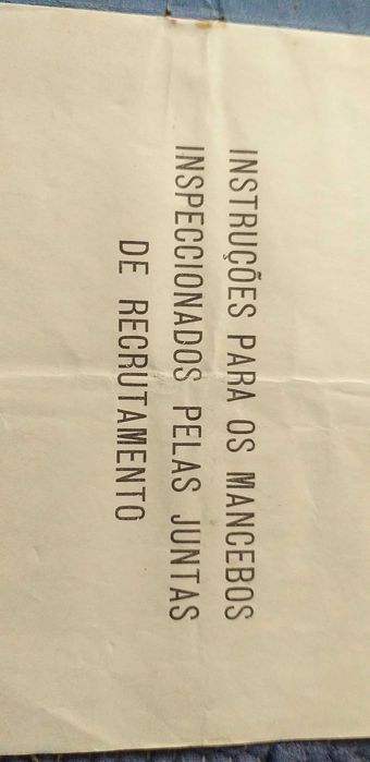 Manual Serviço de Recrutamento Militar - portes incluidos