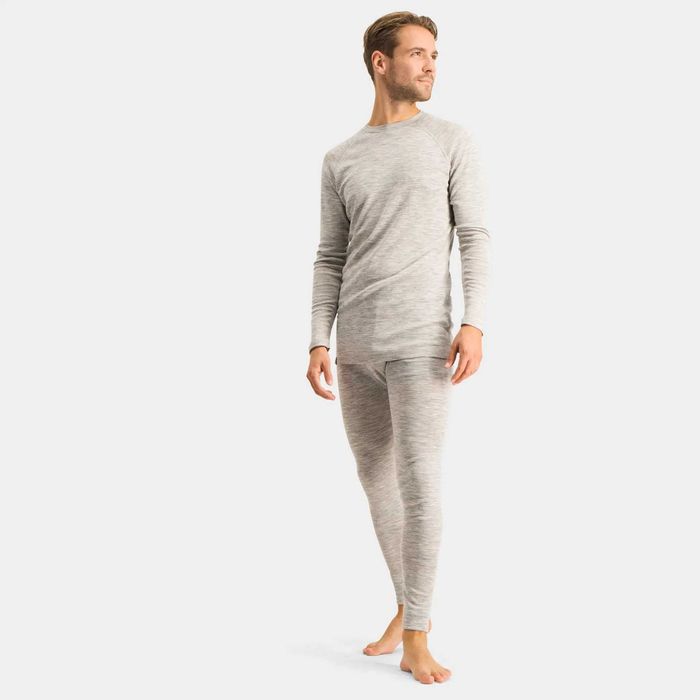 Комплект чоловічої термобілизни Neomondo Grey 70% Вовна - 30% PES