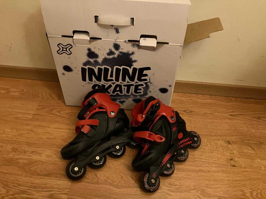 DISPONÍVEL ATÉ 30 JUN: Patins em linha criança ajustáveis 31-35