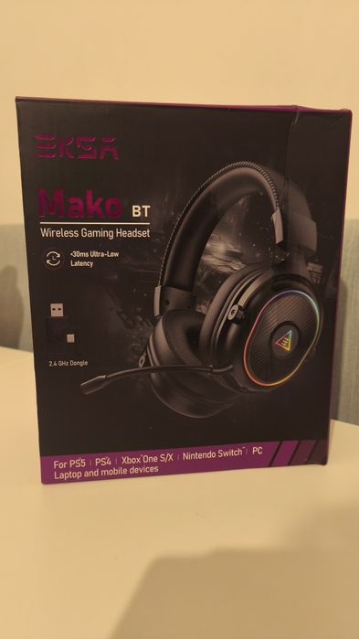 Headset Gaming NOVO - Eksa Mako BT Wireless Headset