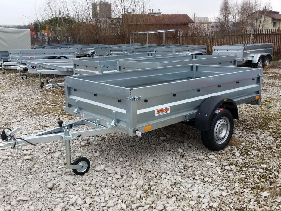 Neptun N7-263 RUSTIK  przyczepa 263x129x40cm SPAWANA RAMA MOCNA 750kg
