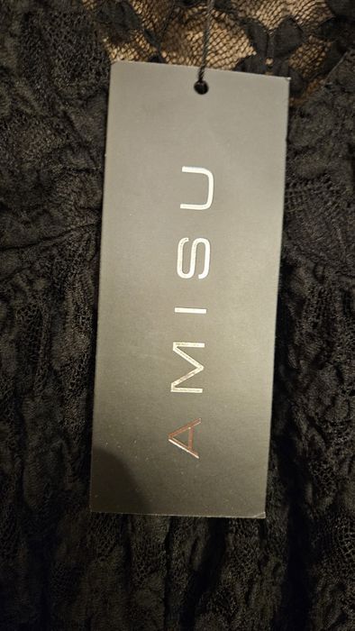 Bluzka czarna koronkowa rozmiar L - nowa