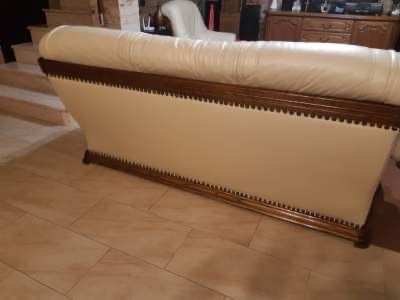 Komplet wypoczynkowy 3 2 1 skóra