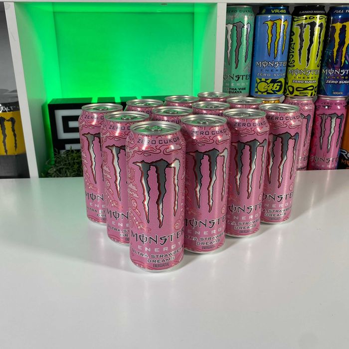 Напій енергетичний Monster Energy Ultra White Енергетик монстр Білий без цукру Асортимент