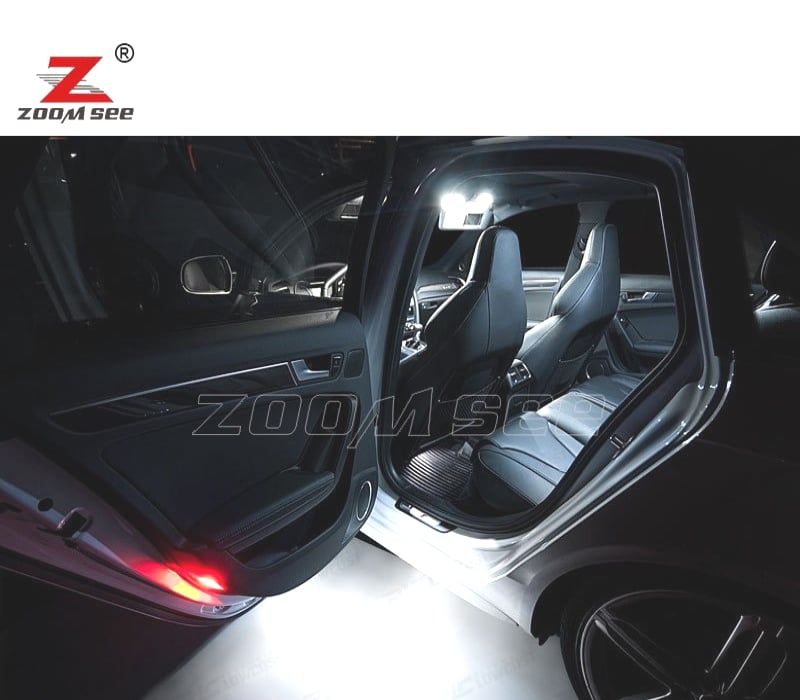 KIT COMPLETO DE 20 LÂMPADAS LED INTERIOR AUDI A4 S4 B8 QUATTRO AVANT