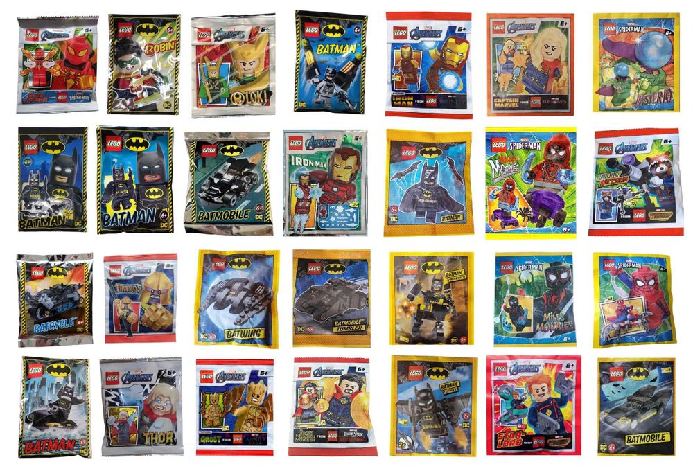 LEGO Super Heroes zestaw foilpack 28szt. - H40