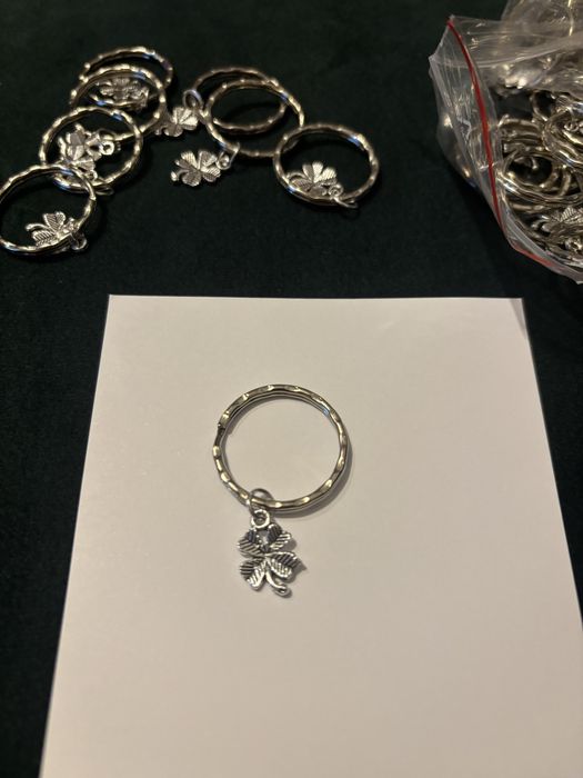 Brelok koniczynka - podziękowanie dla gości