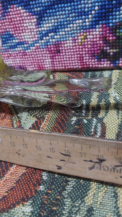 Стеклянная рыба статуэтка