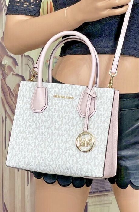 Oryginalna nowa torebka Michael Kors Mercer vanilla pudrowy róż