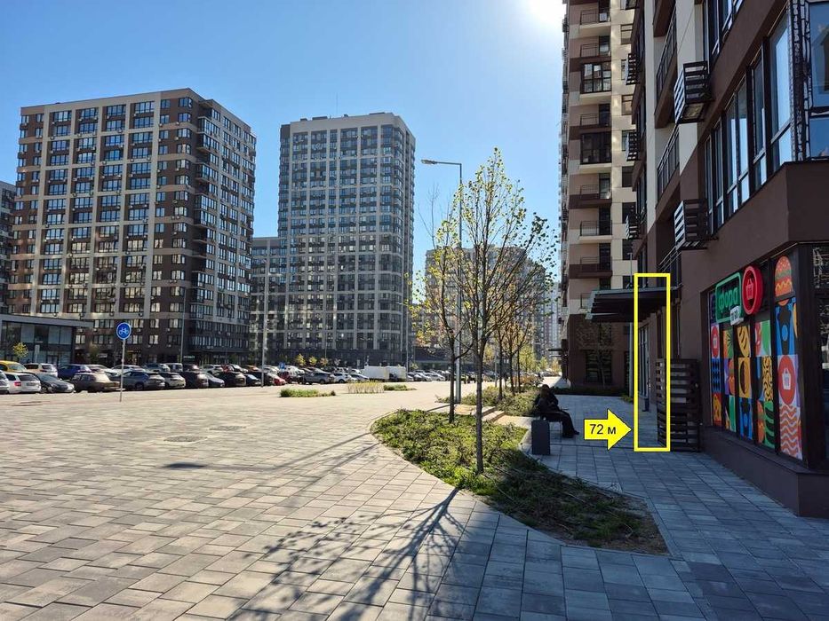 72м2, фасад, ЖК Варшавський-2, ТРЦ Ретровіль, перехрестя вул. Родини Крістерів 16 / Олександра Олеся - View 5
