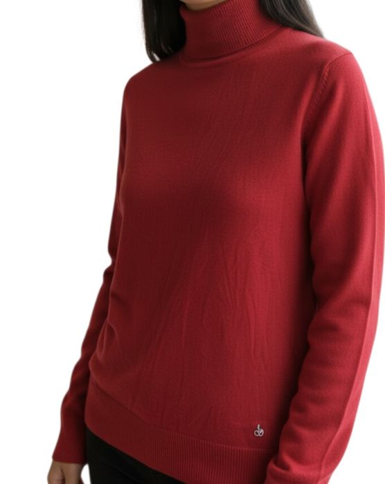Czerwony golf sweterek betty barclay rozmiar L/XL