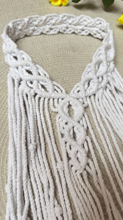 Wianek z makramy. Handmade