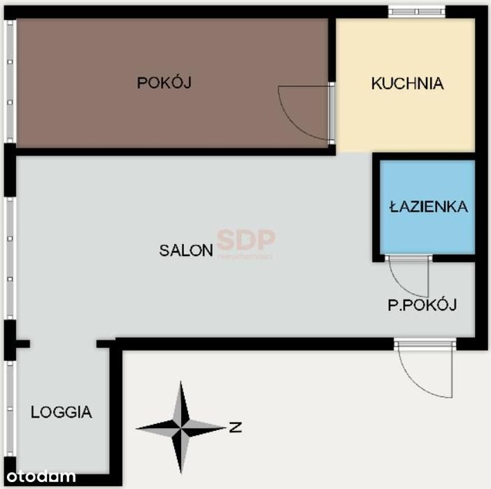 Jasne 2-pokojowe mieszkanie  z loggią|świetna komunikacja