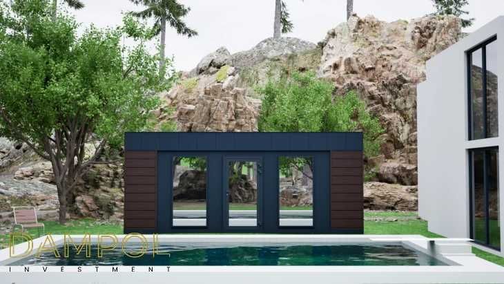 Pawilon / Kontener Biurowy Handlowy 7x3m