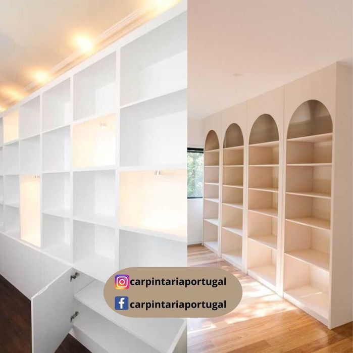 Estantes e moveis para espaço comercial