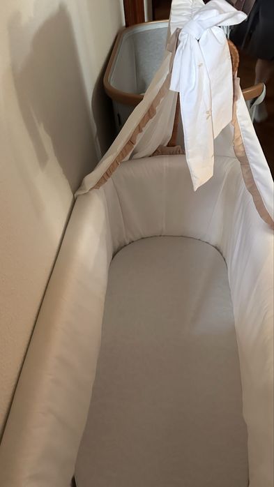 Berço em Vime com Colchão