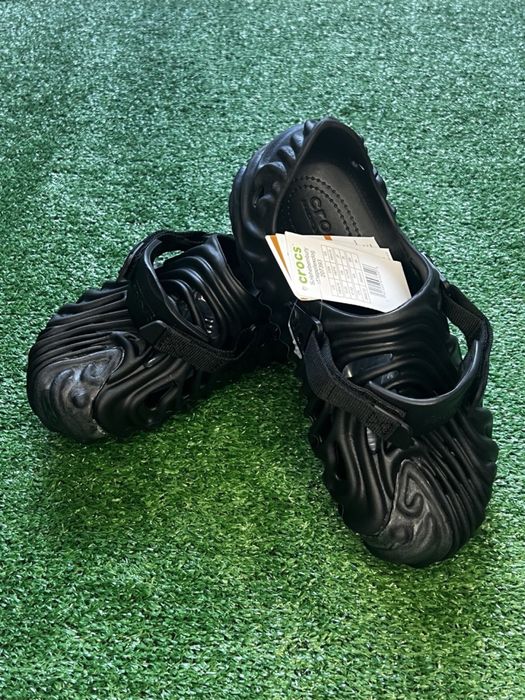 Crocs Черные Pollex Clog тапки крокс
