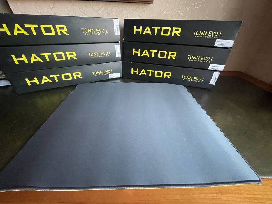 В наявності ігрові Навушники та килимки  від Hator!!!