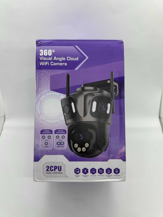 ### Câmara de Vigilância 360º + 2 Lentes Fixas ###