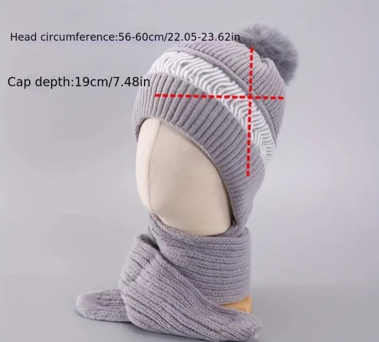 Шапка шарф-коміра