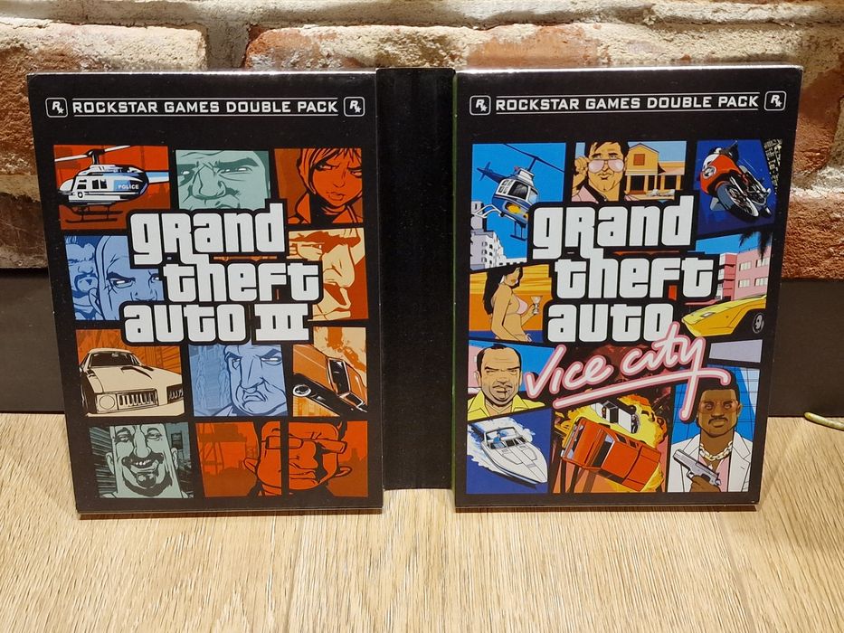 GTA 3 + GTA Vice City Double Pack Xbox JAK NOWE
