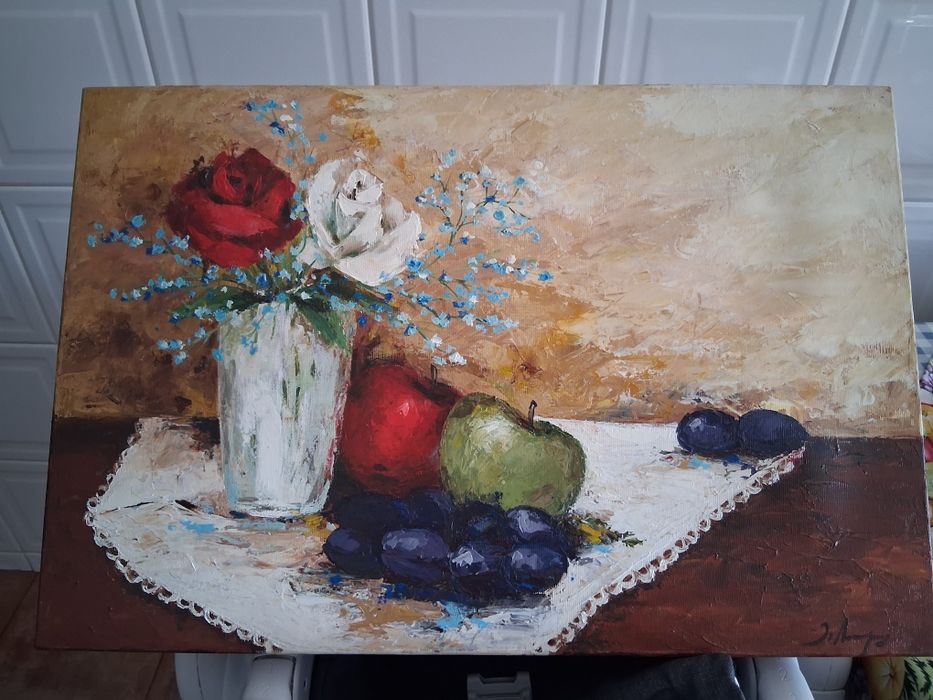 Quadro pintado a mão