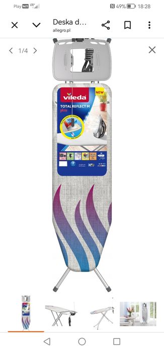 Deska do prasowania vileda