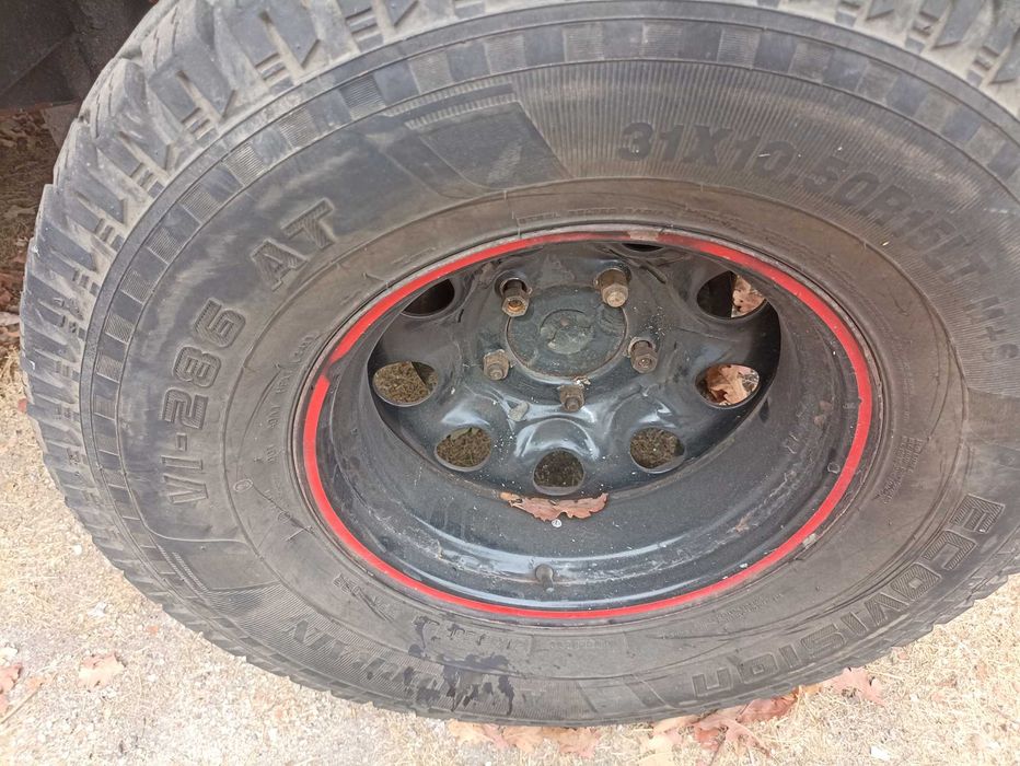 4 Jantes Off-Road 15” Deep Dish + 4 Pneus MT 31x10.50 R15