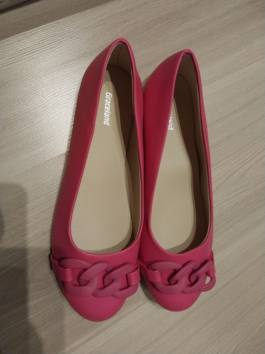 Nowe buty/baletki fuksja, rozmiar 40