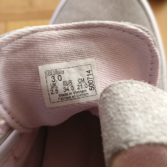 Trampki dla dziewczynki rozmiar 34 , firmy Vans