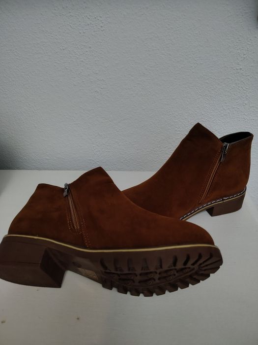 Botas mulher camel