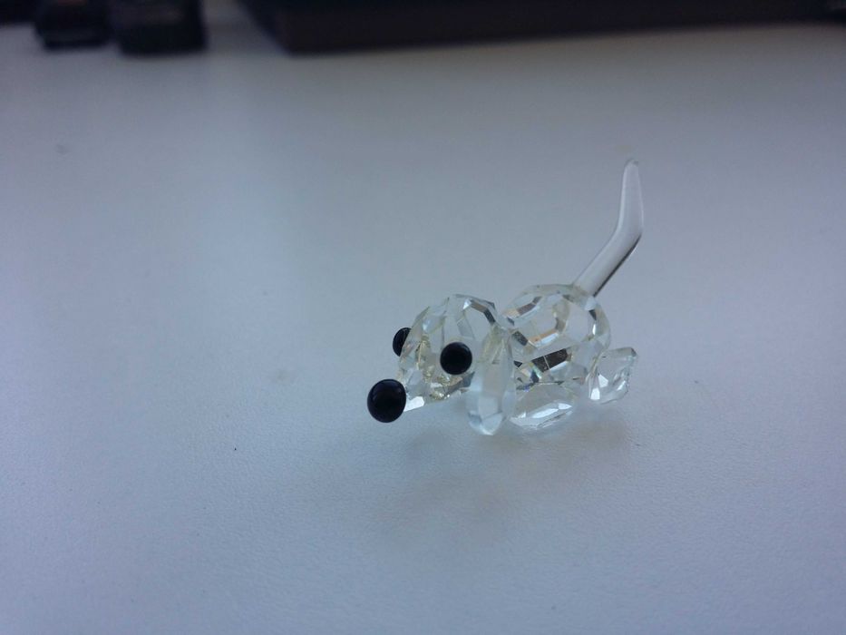 Decoração cão miniatura de cristal