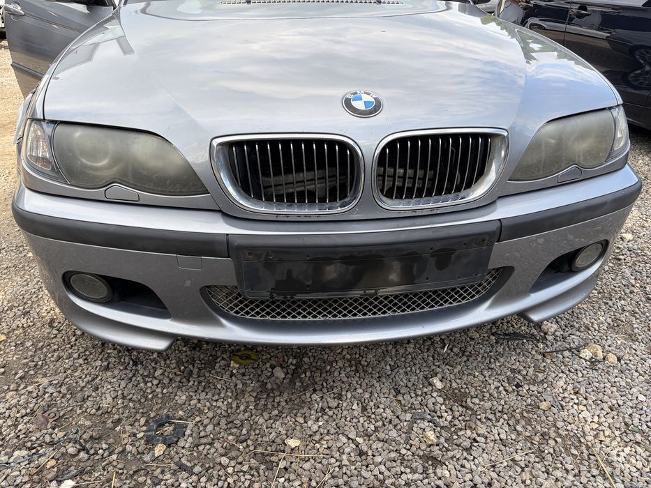 Zderzak przod przedni bmw e46 sedan touring m pakiet A08/7 silbergrau